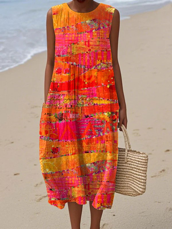 FAYE | SUNSET MIDI DRESS Bennet & Stone London