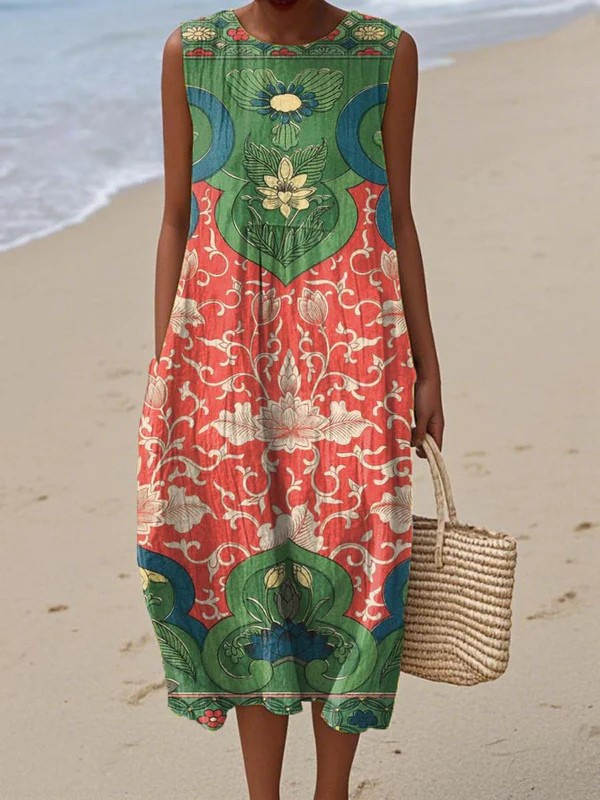 VERA | BOHEMIAN MIDI DRESS Bennet & Stone London
