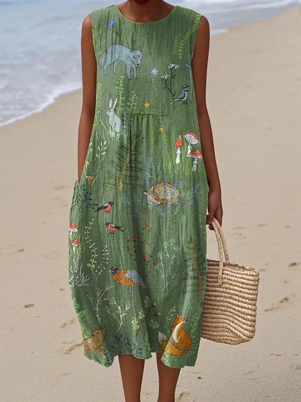 HOPE | WOODLAND MIDI DRESS Bennet & Stone London