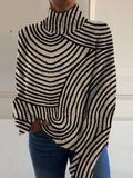 AINSLEY | HAND-DRAWN LINE TURTLENECK SWEATER Bennet & Stone London