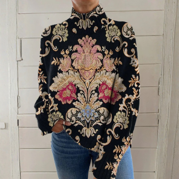 PHOEBE | VINTAGE FLORAL SWEATER Bennet & Stone London