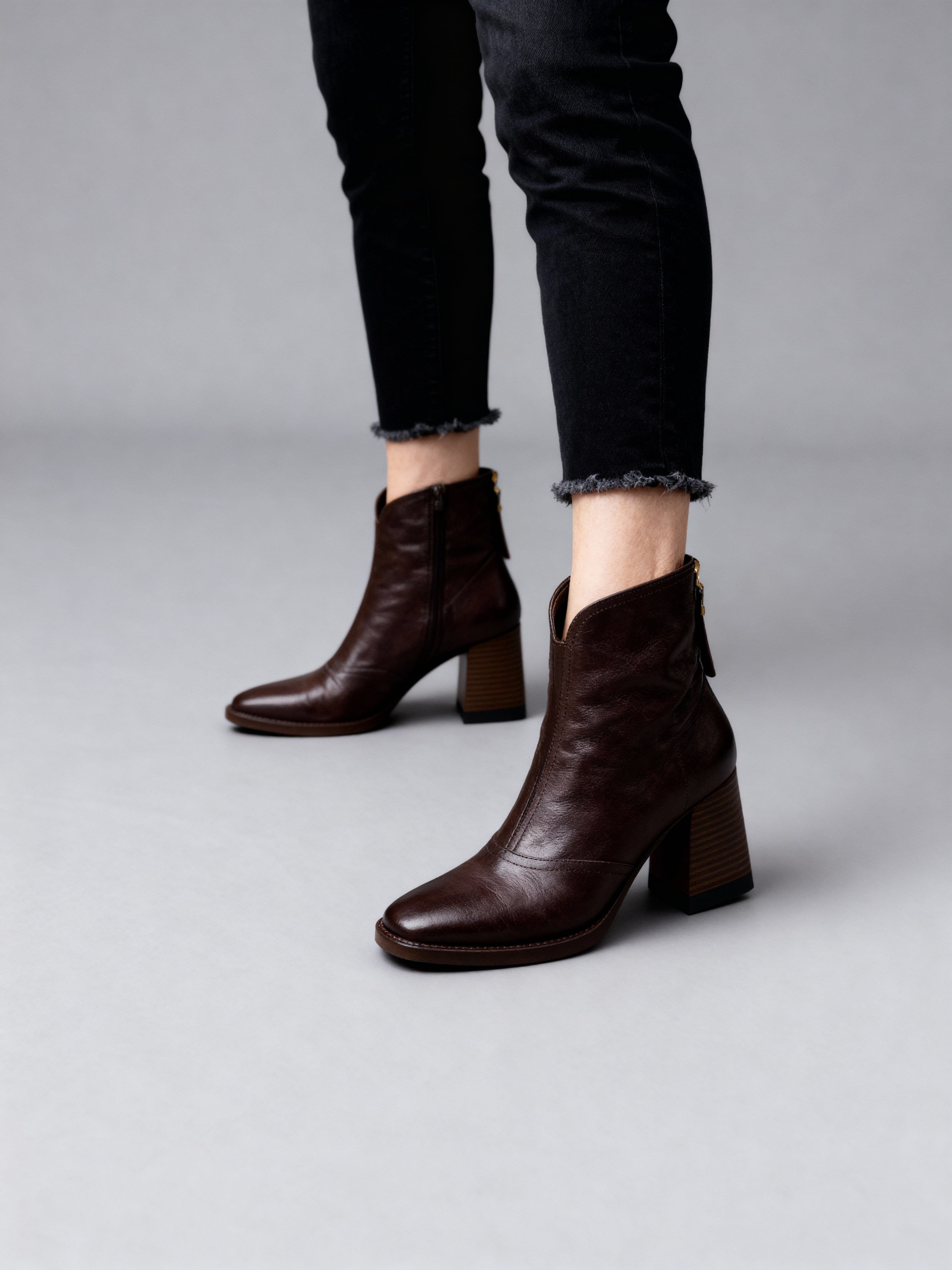 VIVIEN | ELEGANT HEELED ANKLE BOOTS Bennet & Stone London