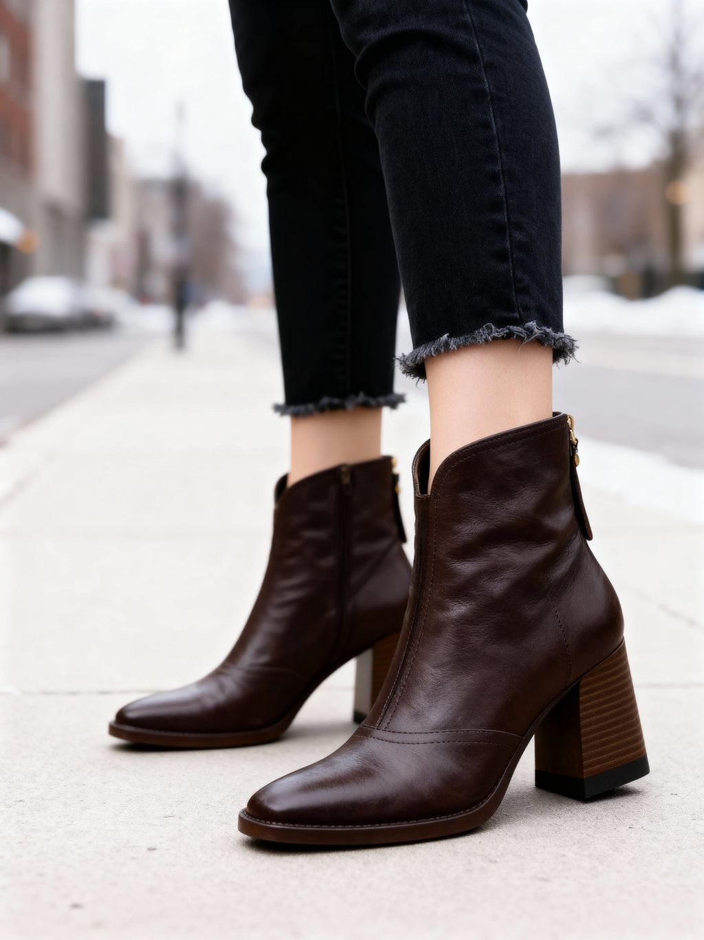 VIVIEN | ELEGANT HEELED ANKLE BOOTS Bennet & Stone London