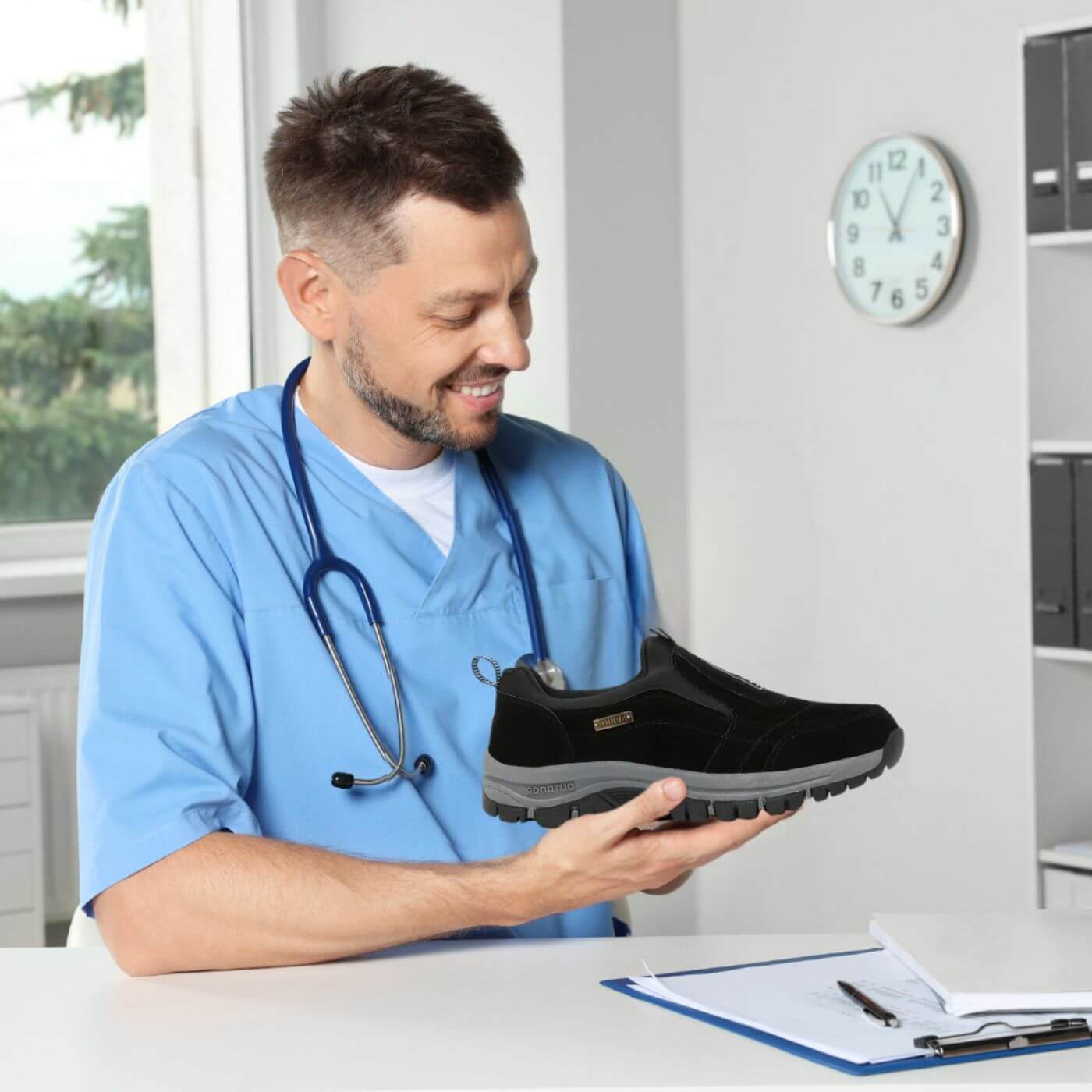 SAMUEL | ORTHOPAEDIC COMFORT TRAINERS Bennet & Stone London