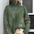 ZARA | WARM FLORAL TURTLENECK Bennet & Stone London