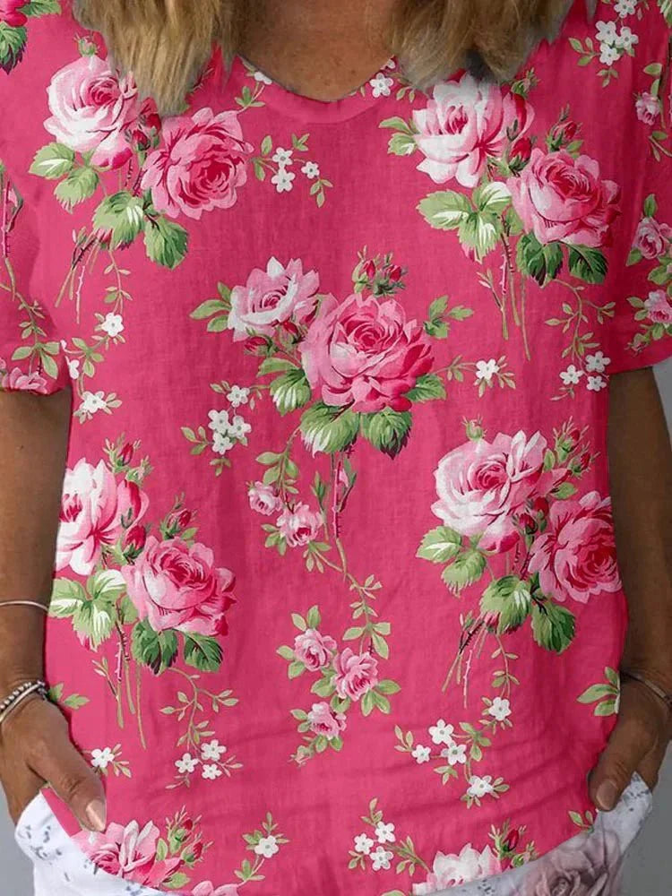 Lisa | Artistic Floral Shirt Bennet & Stone London