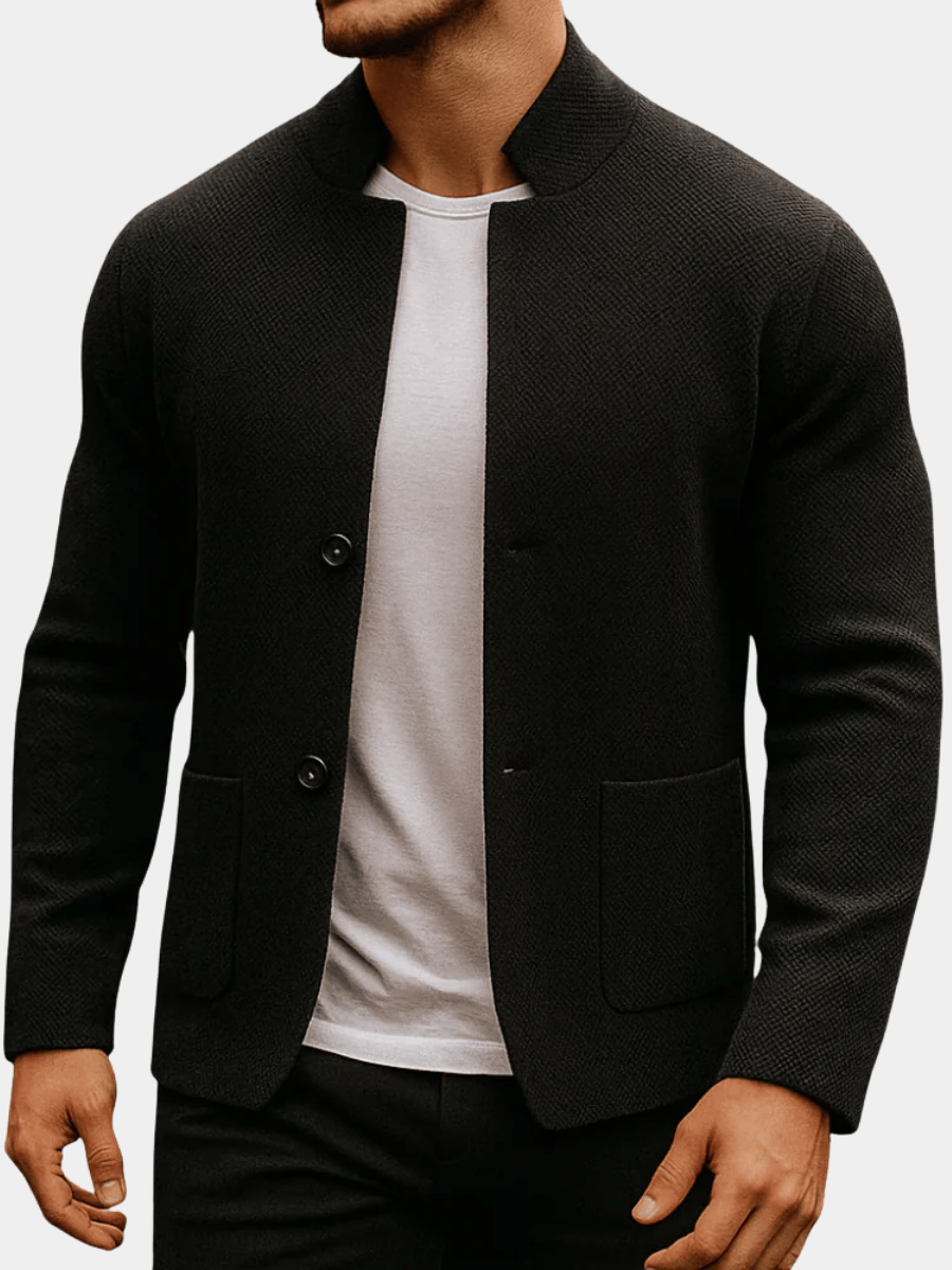 Leon – Strukturierte Strickjacke Bennet & Stone London