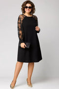 WINIFRED | BLACK LACE ELEGANT DRESS Bennet & Stone London