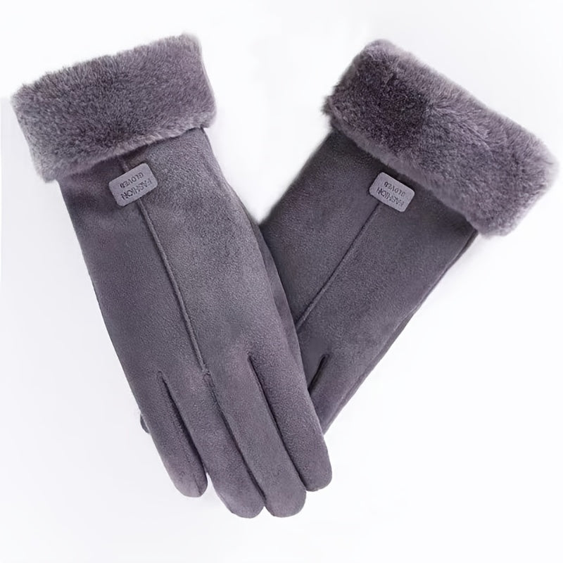PRISCILLA | FUR-LINED WINTER GLOVES Bennet & Stone London