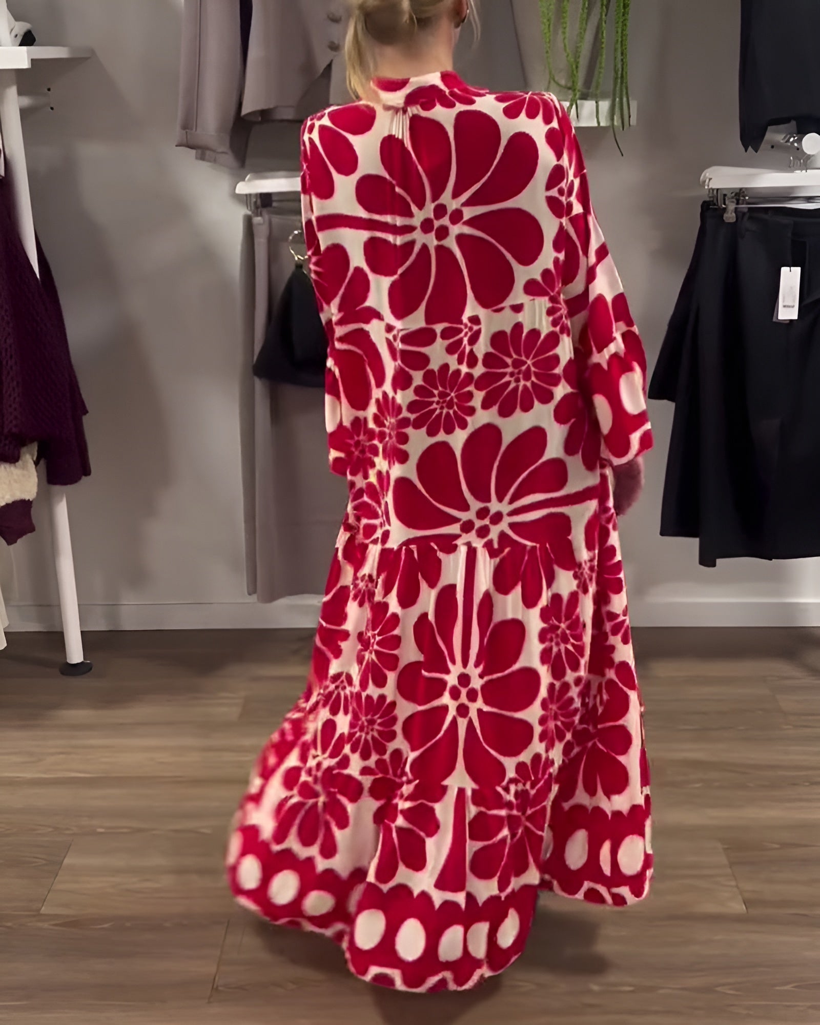 MARIELLE | ELEGANT MAXI DRESS WITH PRINT Bennet & Stone London