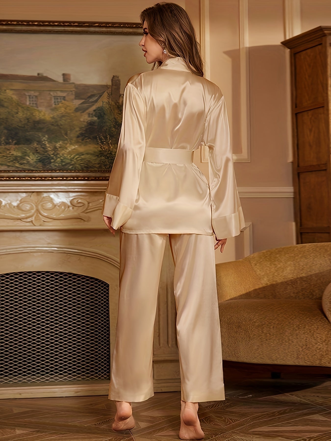 AURIELLE | ELEGANCE ROBE & PAJAMA SET Bennet & Stone London
