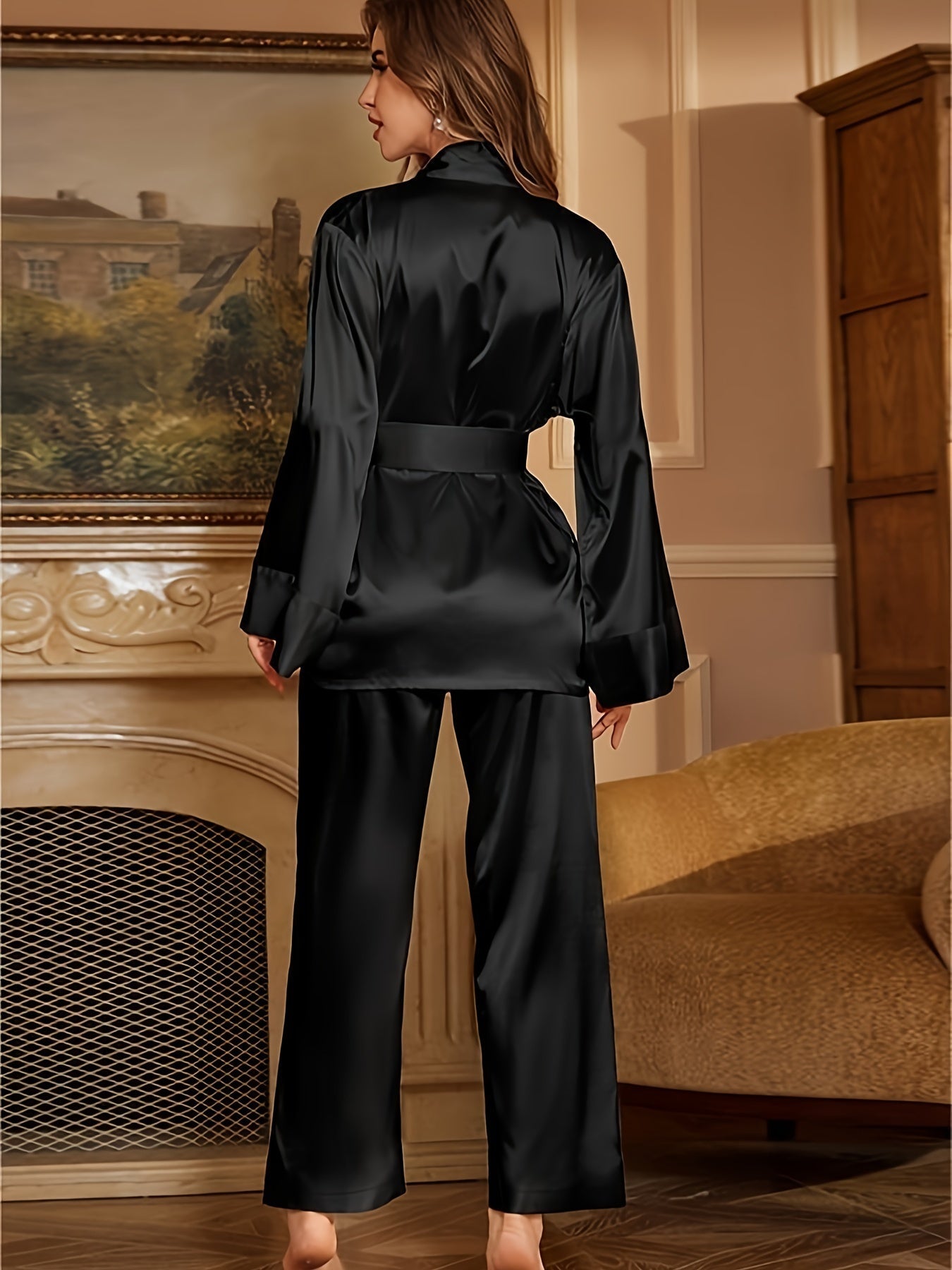 AURIELLE | ELEGANCE ROBE & PAJAMA SET Bennet & Stone London