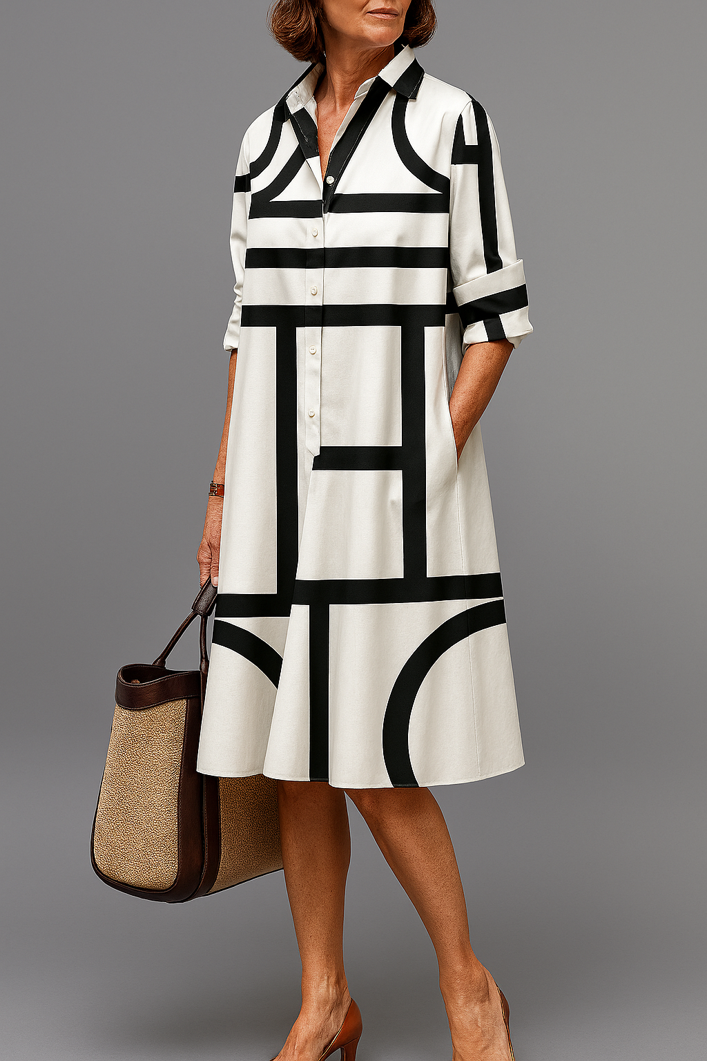 ELLIE | STYLISH MIDI DRESS Bennet & Stone London