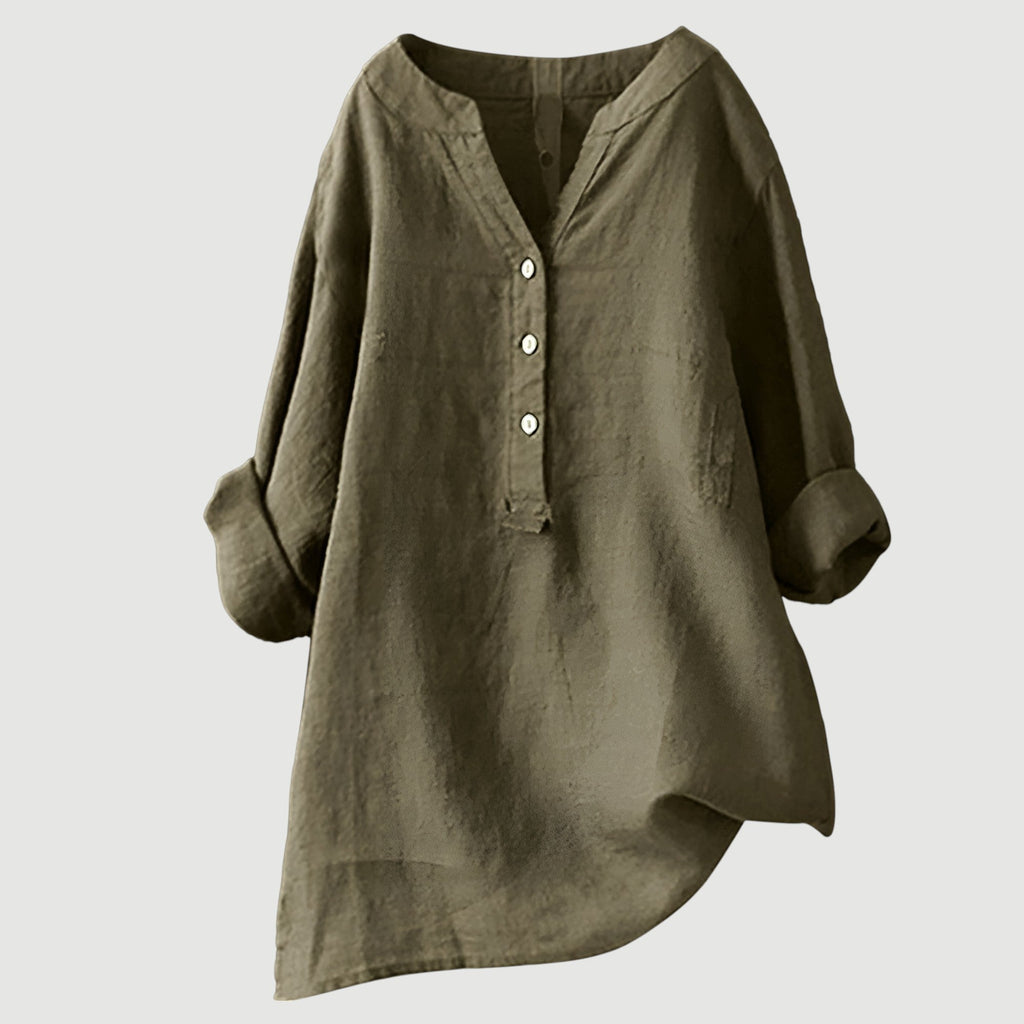 Freja™ – Luftiges und Bequemes Hemd mit Knöpfen Bennet & Stone London