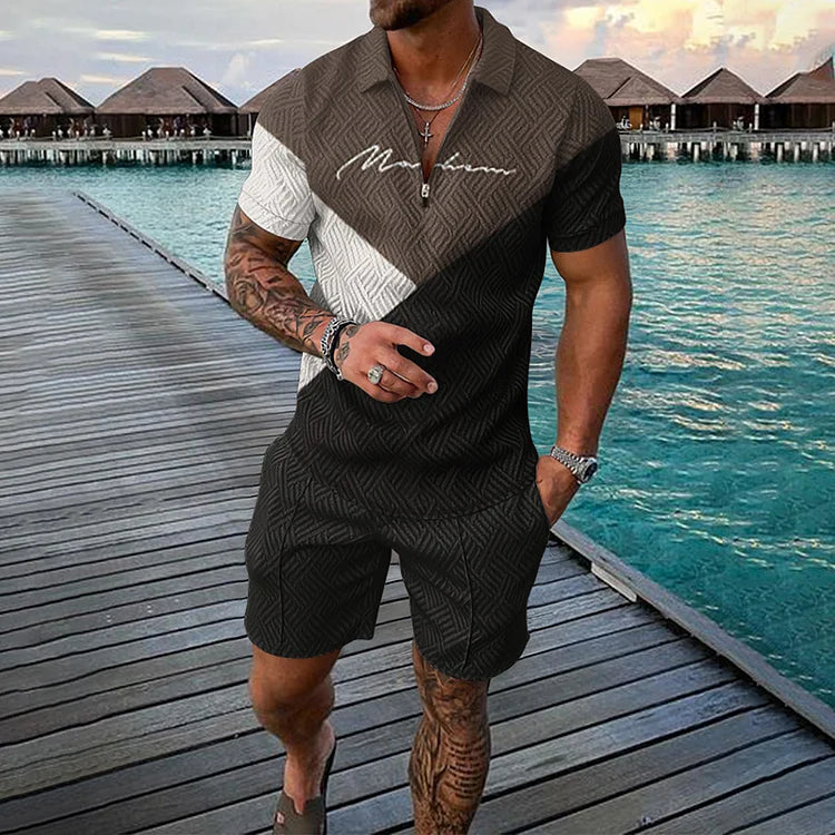 JONAS | VANGUARD POLOSHIRT & SHORTS SET Bennet & Stone London