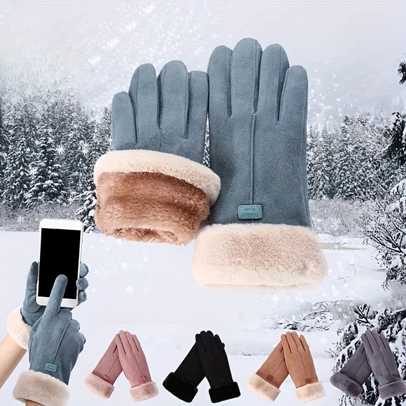 PRISCILLA | FUR-LINED WINTER GLOVES Bennet & Stone London