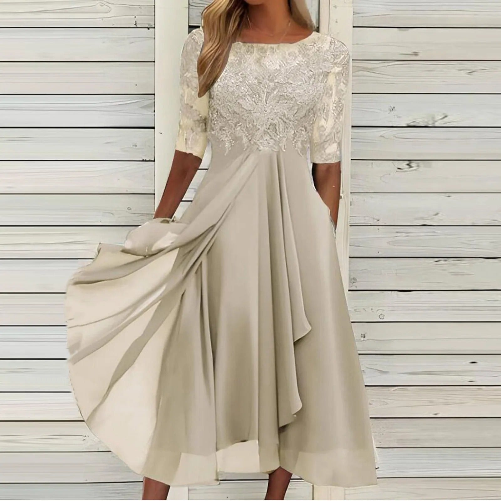 Amelia | Graceful Elegant Evening Dress Bennet & Stone London