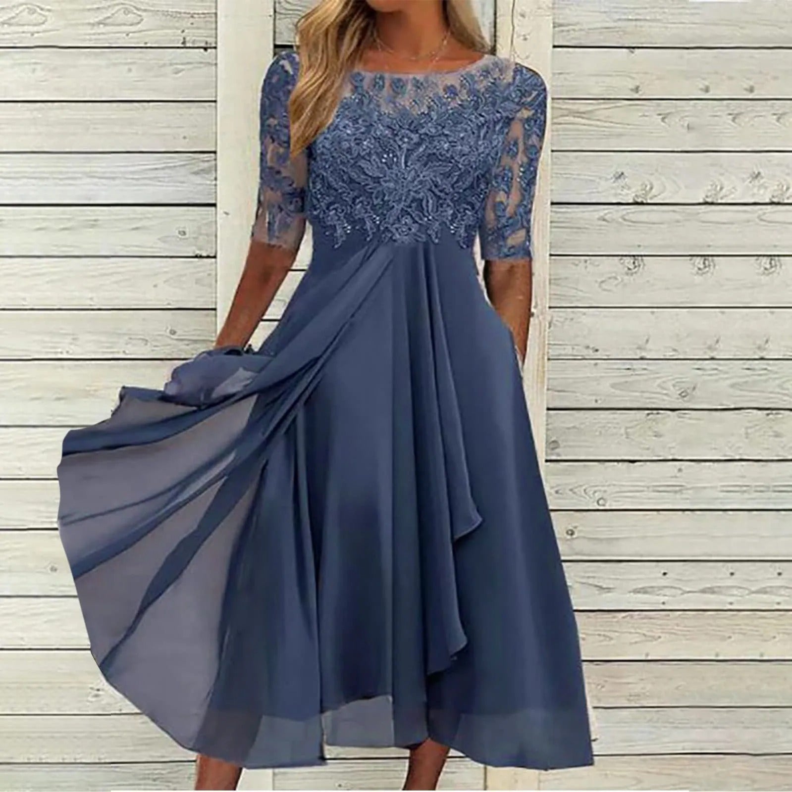 Amelia | Graceful Elegant Evening Dress Bennet & Stone London
