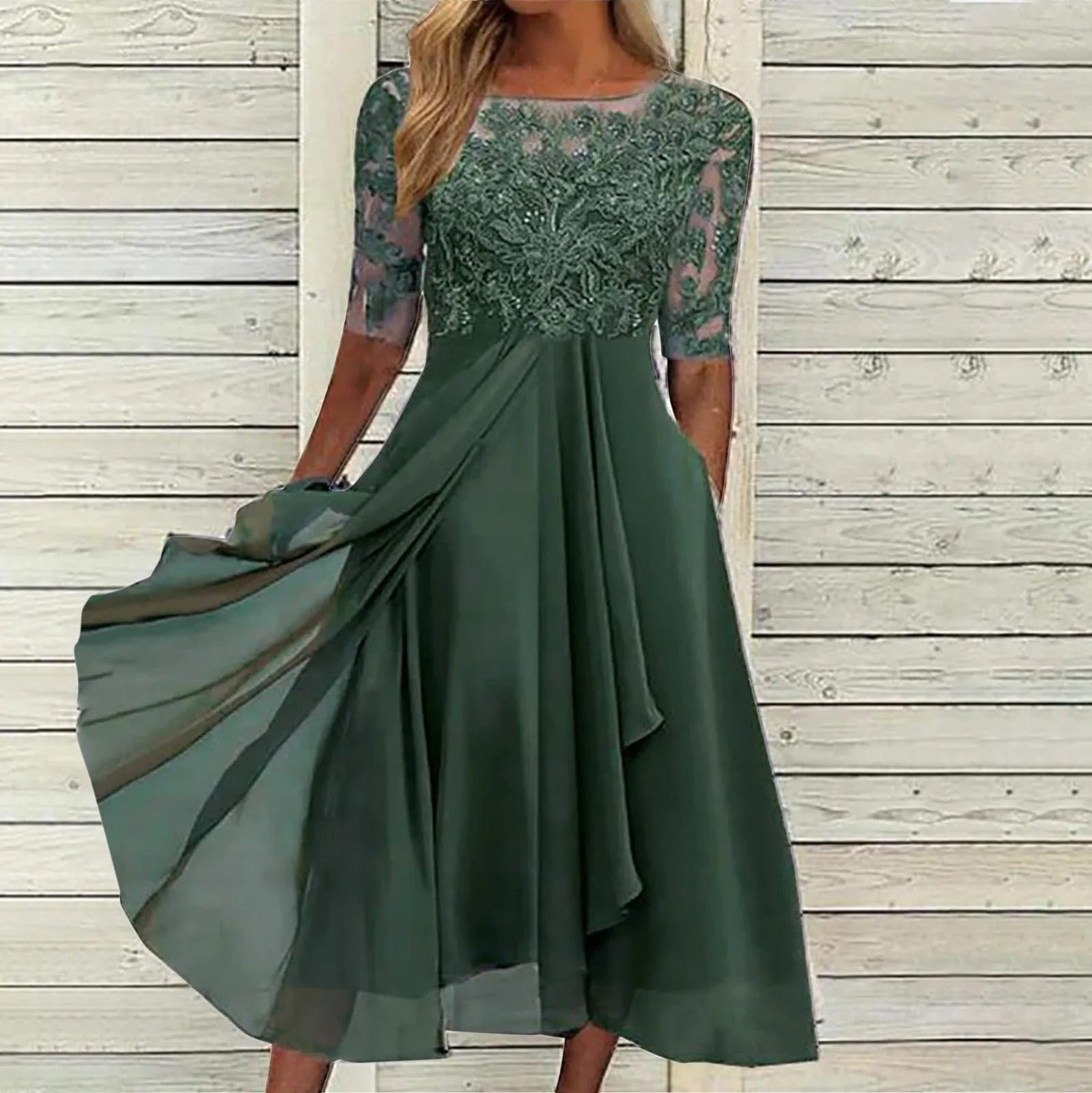 Amelia | Graceful Elegant Evening Dress Bennet & Stone London