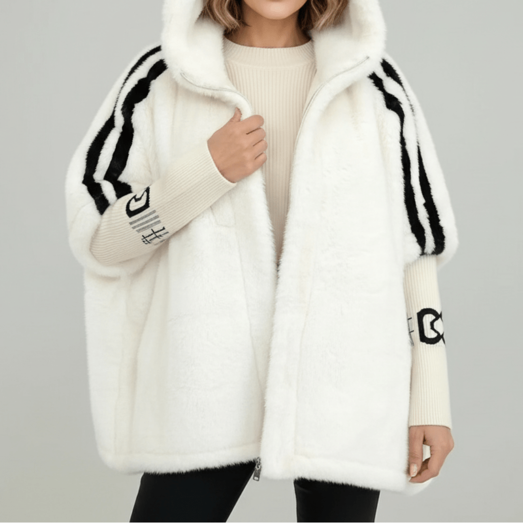 MATILDA | HOODED FAUX FUR JACKET Bennet & Stone London