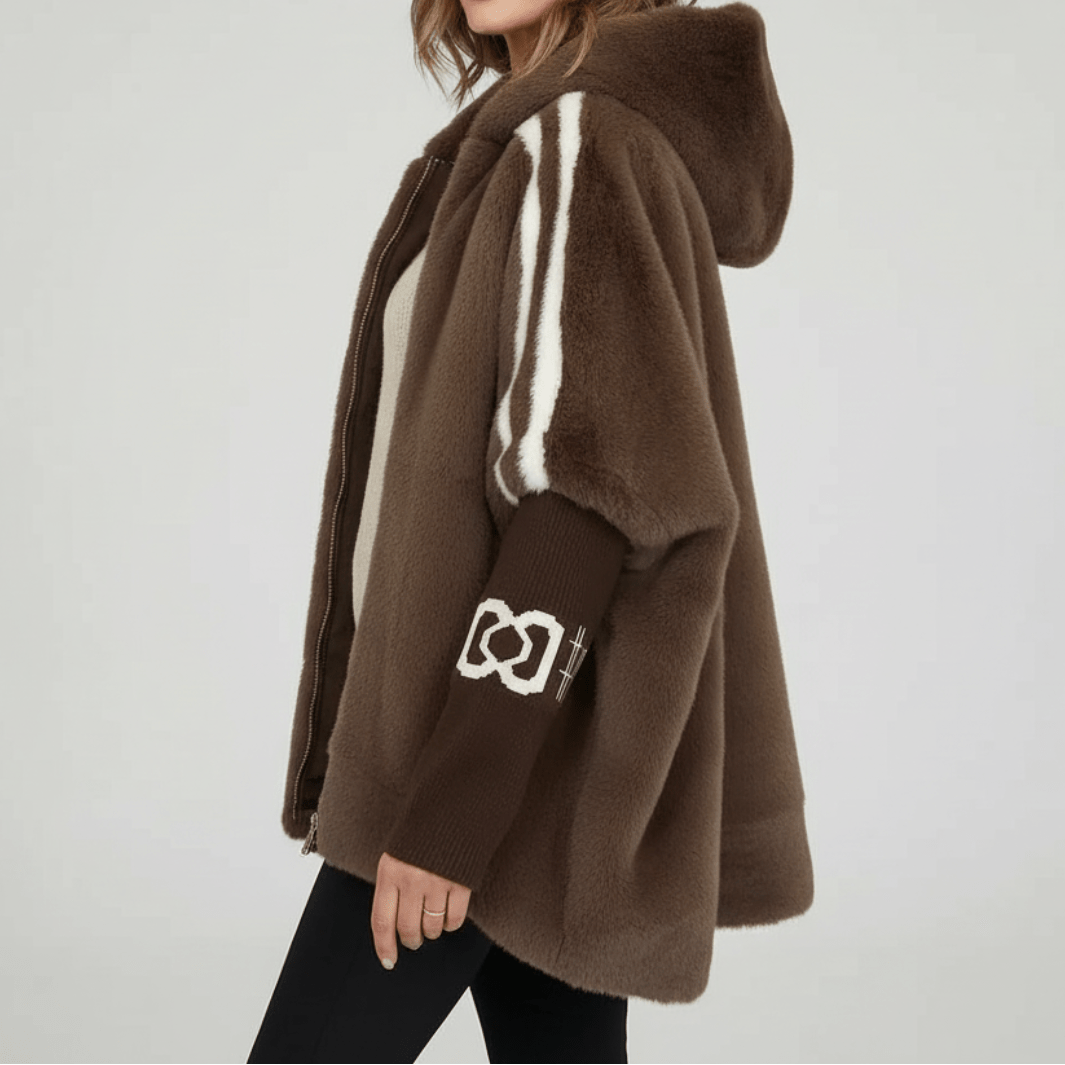 MATILDA | HOODED FAUX FUR JACKET Bennet & Stone London