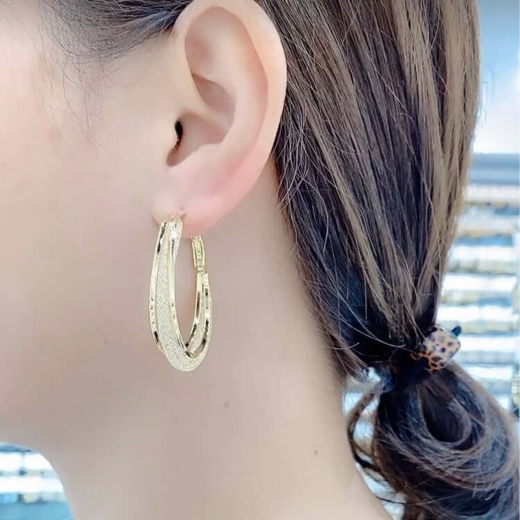 EILEEN | OVAL EARRINGS Bennet & Stone London