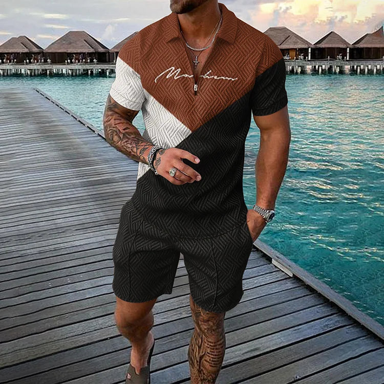 JONAS | VANGUARD POLOSHIRT & SHORTS SET Bennet & Stone London