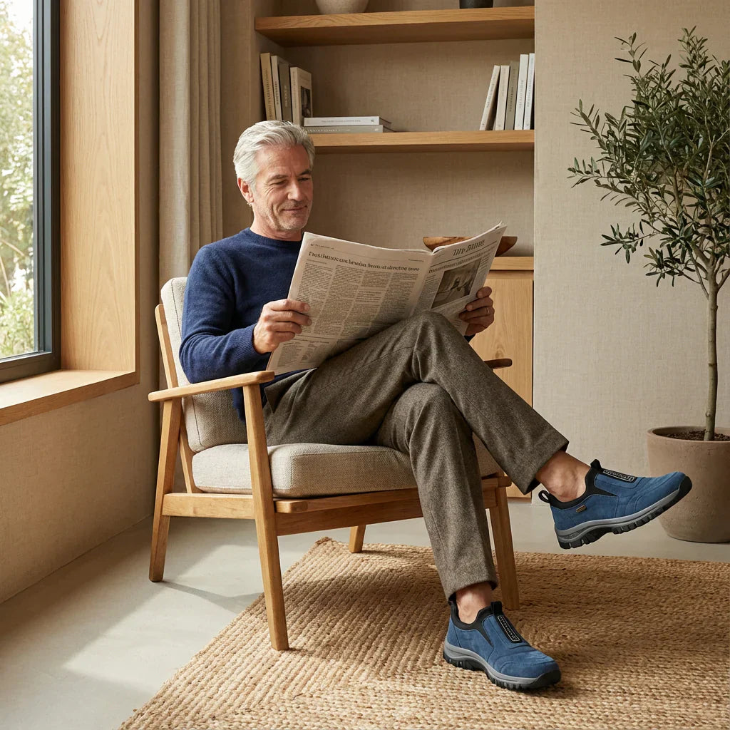 SAMUEL | ORTHOPAEDIC COMFORT TRAINERS Bennet & Stone London