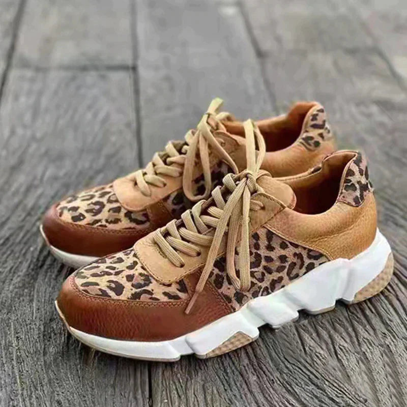 LEONA | LEOPARD PRINT SNEAKERS Bennet & Stone London