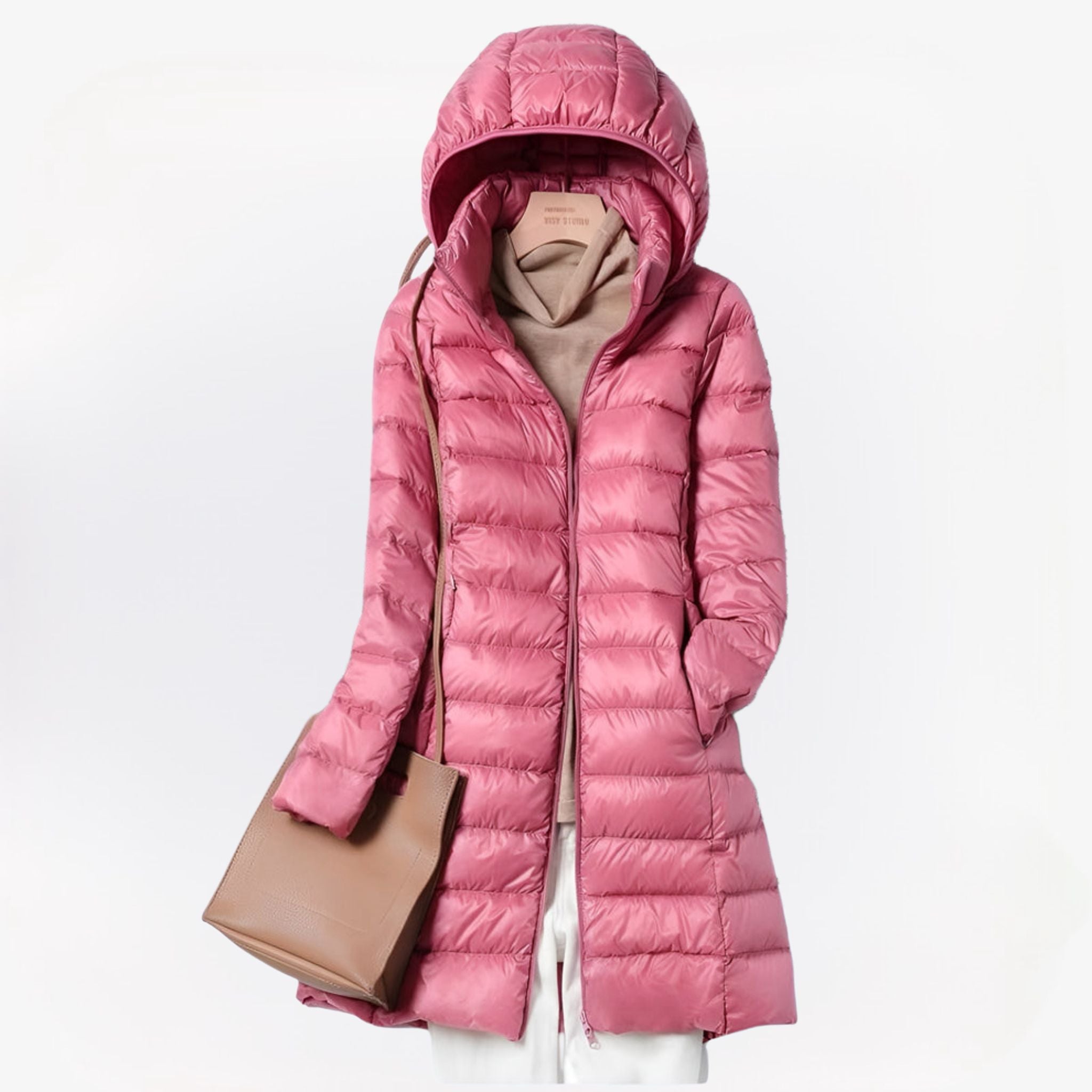 KAYLA | HOODED WINTER PUFFER COAT Bennet & Stone London
