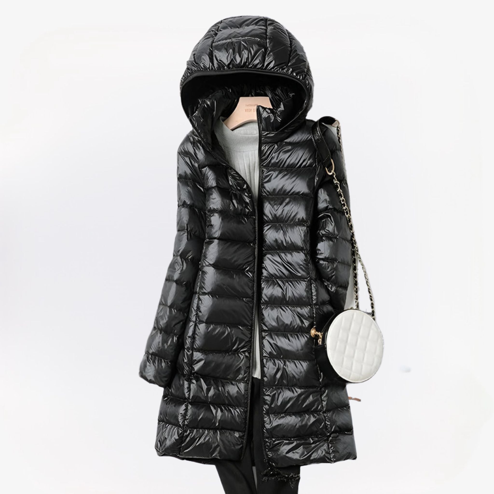 KAYLA | HOODED WINTER PUFFER COAT Bennet & Stone London
