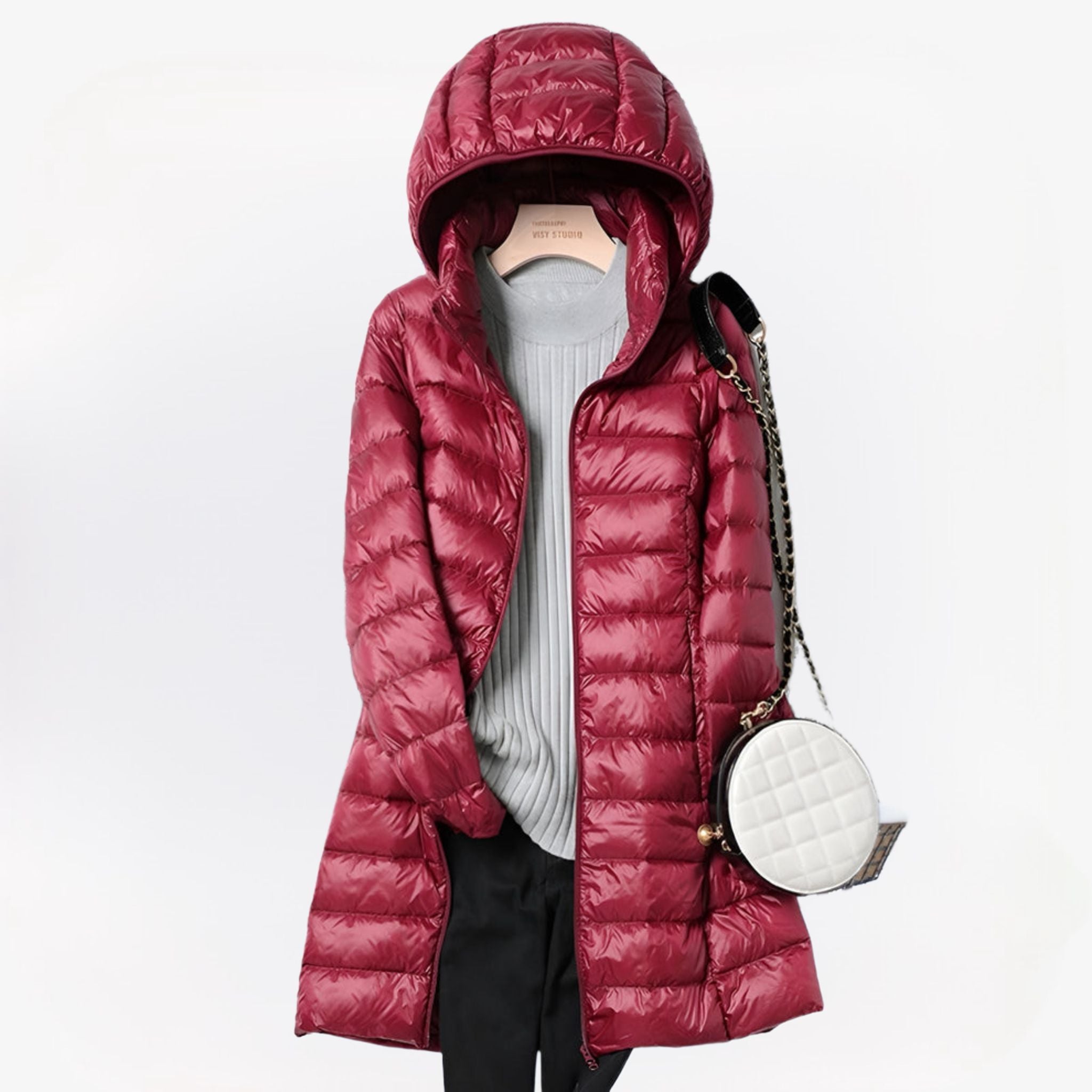 KAYLA | HOODED WINTER PUFFER COAT Bennet & Stone London