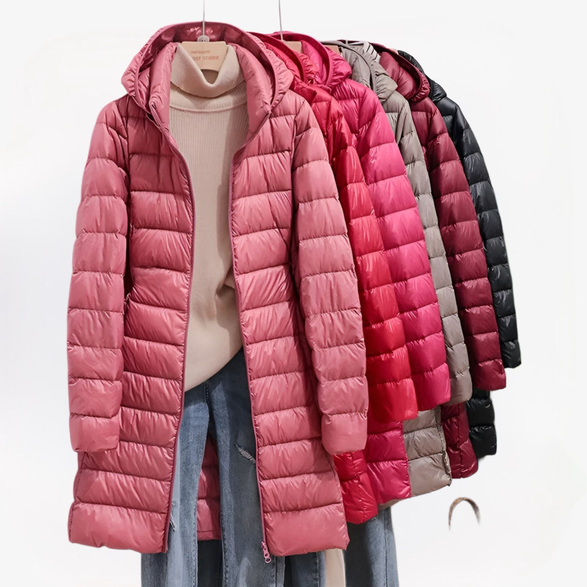 KAYLA | HOODED WINTER PUFFER COAT Bennet & Stone London