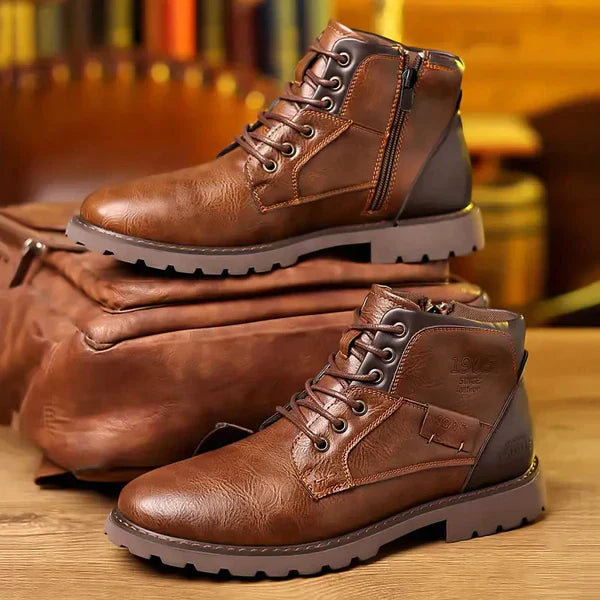 SIMON | DURABLE LACE-UP BOOTS Bennet & Stone London