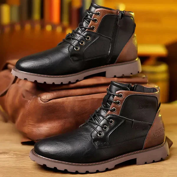 SIMON | DURABLE LACE-UP BOOTS Bennet & Stone London