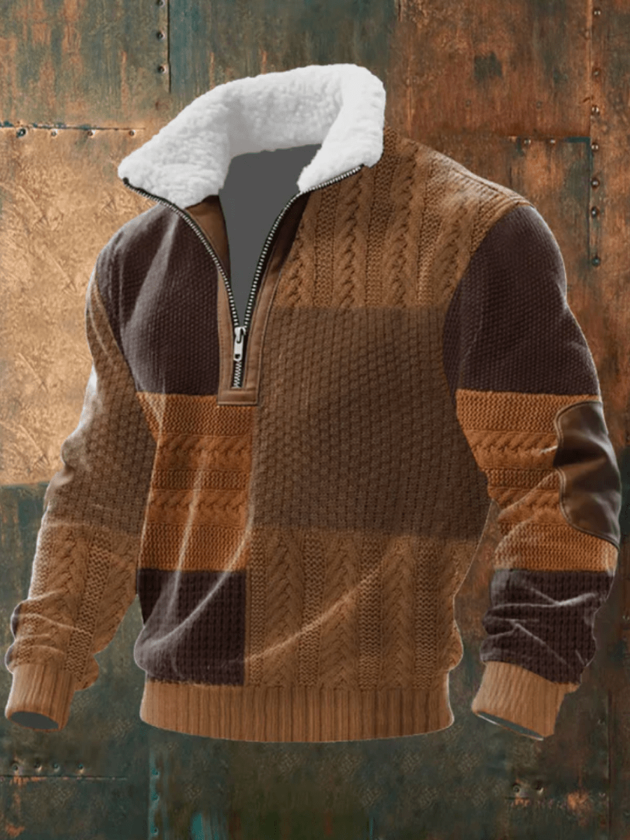 EDWARD | STYLISH FLEECE-COLLAR JUMPER Bennet & Stone London