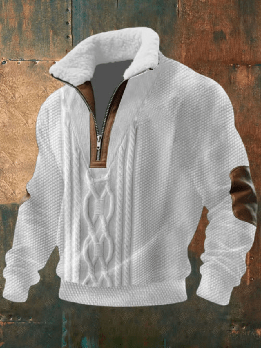 EDWARD | STYLISH FLEECE-COLLAR JUMPER Bennet & Stone London