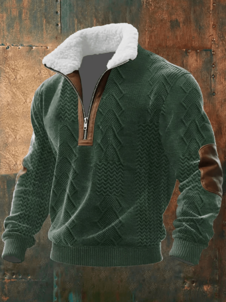 EDWARD | STYLISH FLEECE-COLLAR JUMPER Bennet & Stone London