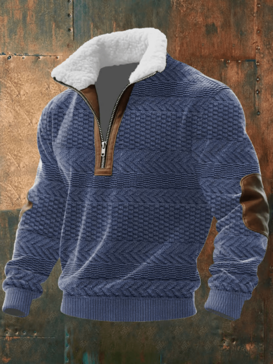EDWARD | STYLISH FLEECE-COLLAR JUMPER Bennet & Stone London