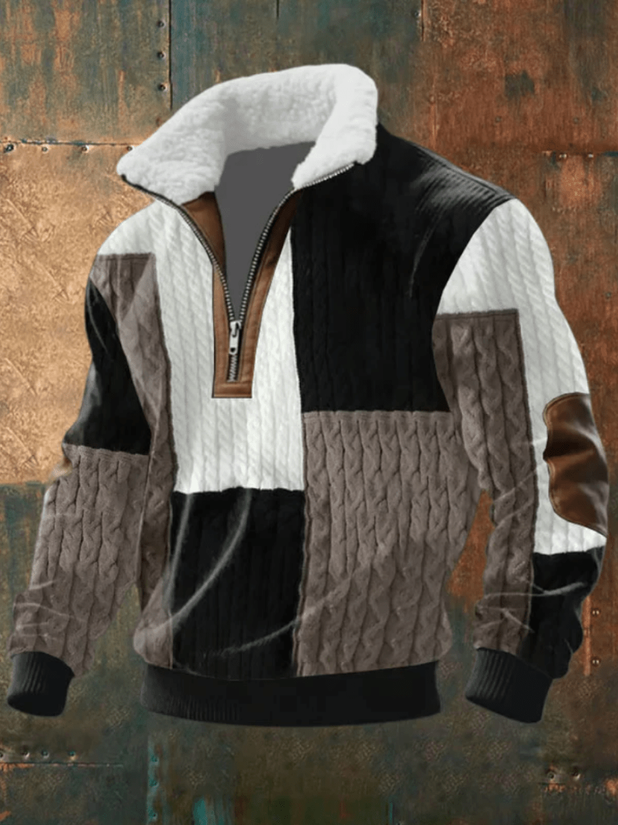 EDWARD | STYLISH FLEECE-COLLAR JUMPER Bennet & Stone London