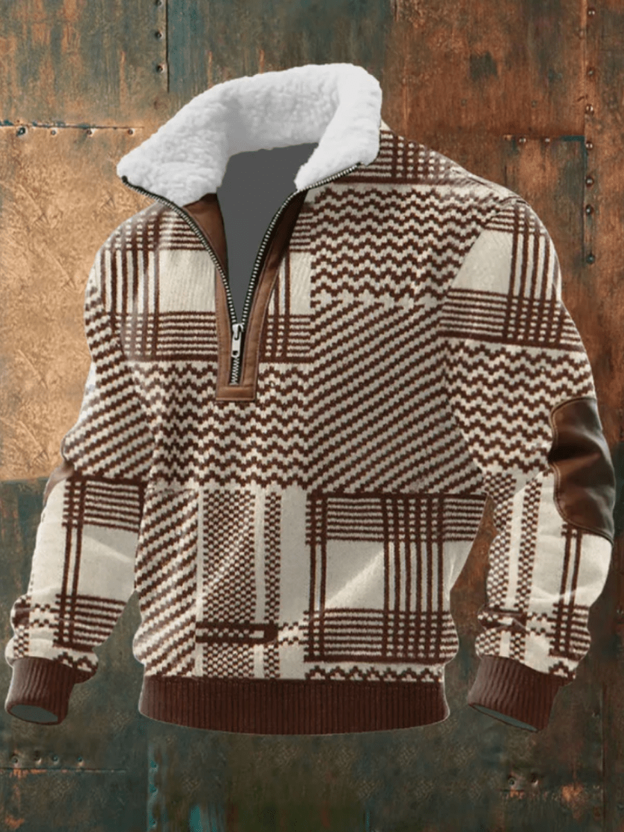 EDWARD | STYLISH FLEECE-COLLAR JUMPER Bennet & Stone London