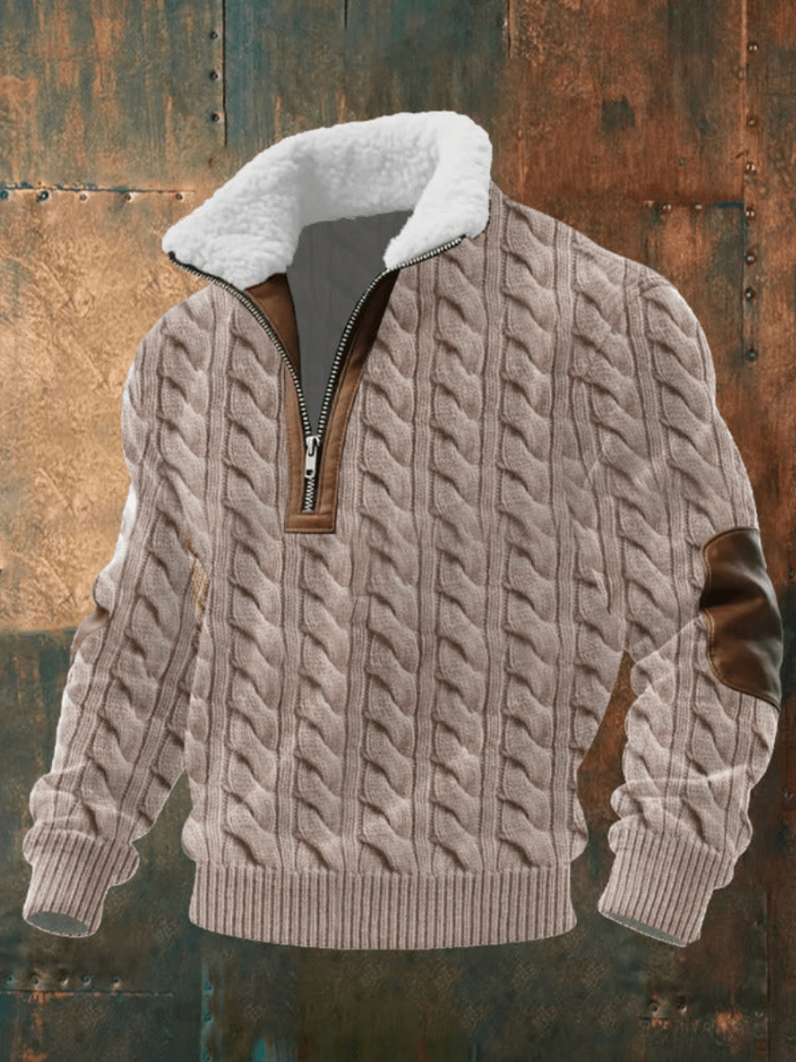 EDWARD | STYLISH FLEECE-COLLAR JUMPER Bennet & Stone London