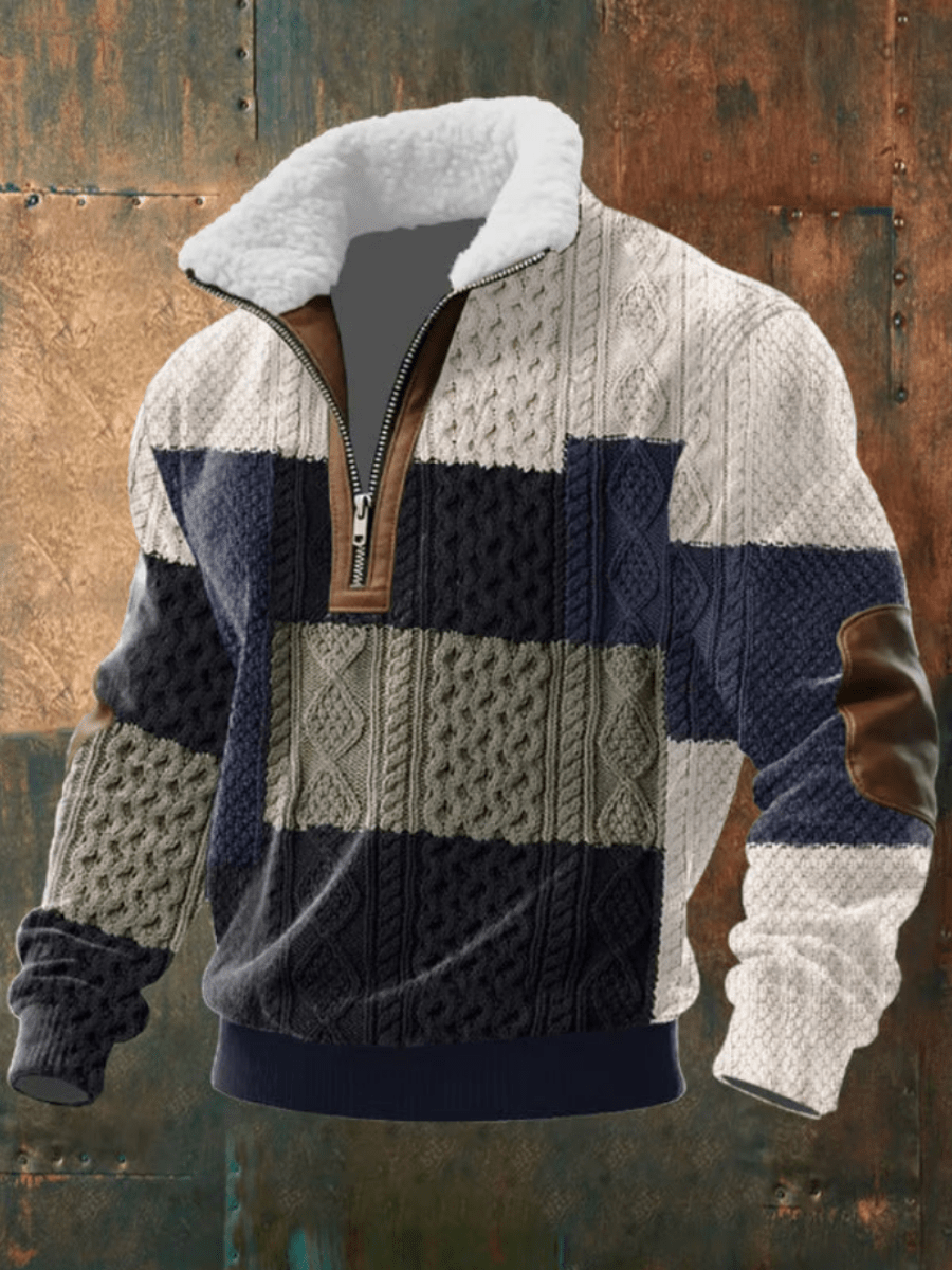 EDWARD | STYLISH FLEECE-COLLAR JUMPER Bennet & Stone London