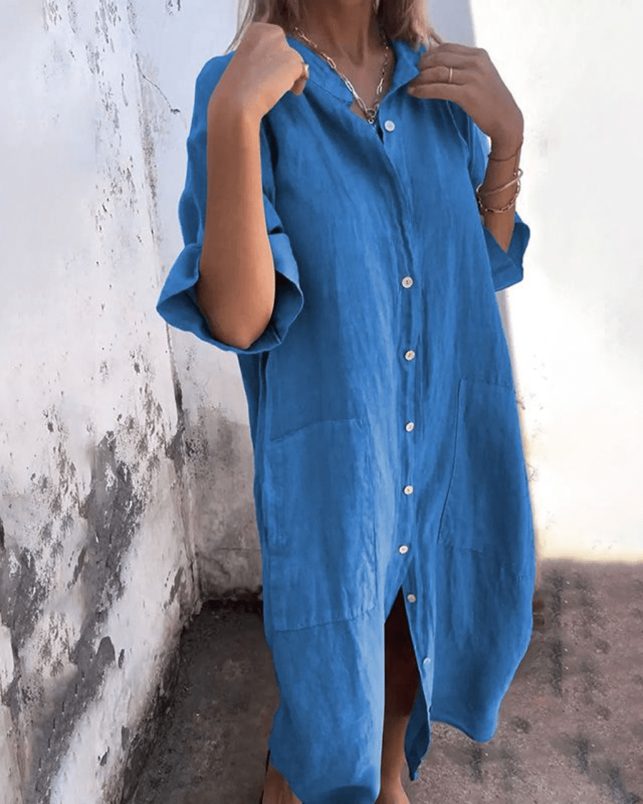 NATALIE | IBIZA STYLE SHIRT DRESS Bennet & Stone London