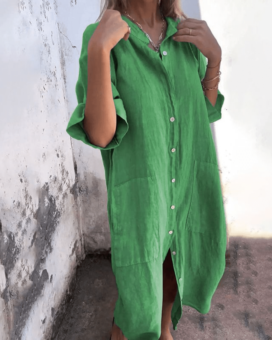 NATALIE | IBIZA STYLE SHIRT DRESS Bennet & Stone London