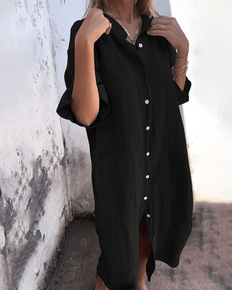 NATALIE | IBIZA STYLE SHIRT DRESS Bennet & Stone London