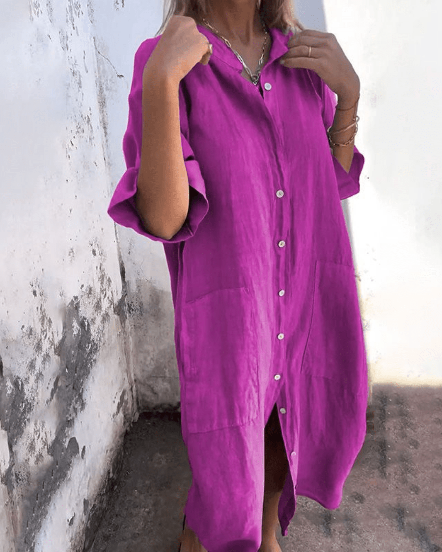 NATALIE | IBIZA STYLE SHIRT DRESS Bennet & Stone London