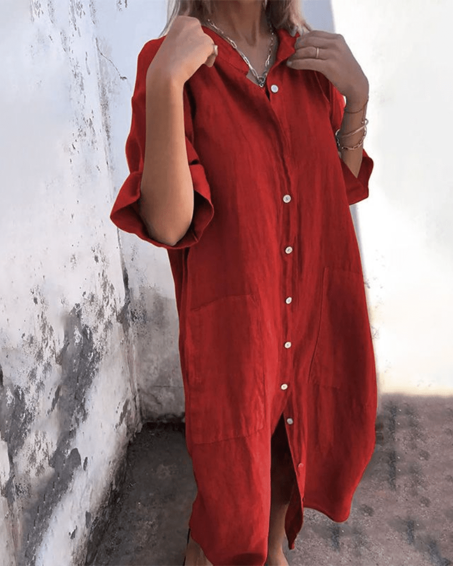 NATALIE | IBIZA STYLE SHIRT DRESS Bennet & Stone London