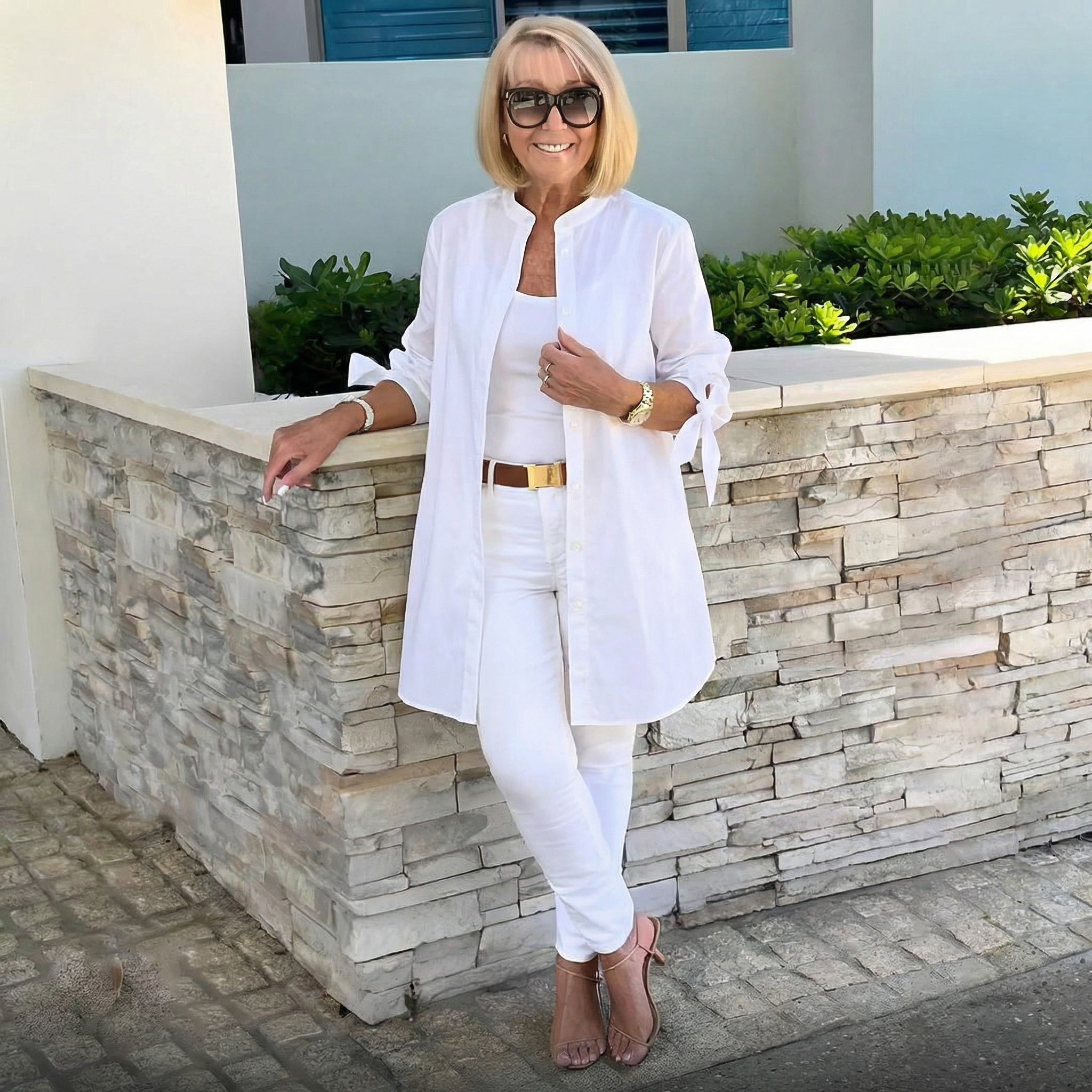 PRIMROSE | RELAXED FIT LONG-SLEEVE TUNIC BLOUSE Bennet & Stone London