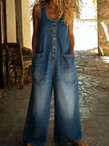 Meadow | Vintagetvättade Denimhängselbyxor Bennet & Stone London